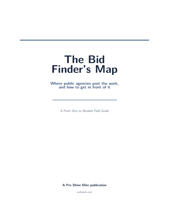 The Bid Finder's Map