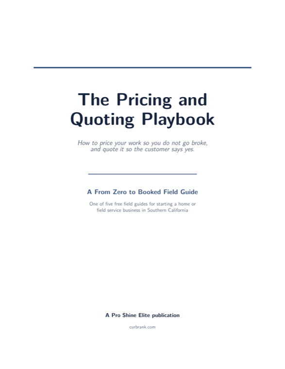 The Pricing and Quoting Playbook